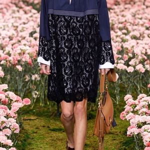 Tory Burch Adelaide Lace Dress Runway 2018- XS